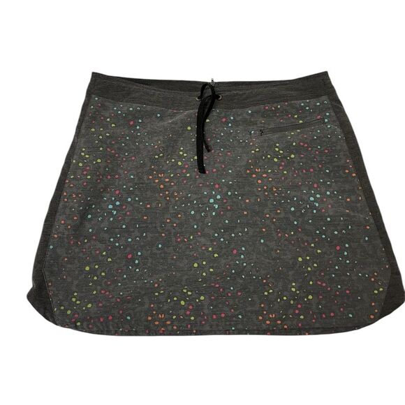 White Sierra Grey Multicolor Speckled Athletic Golf Tennis Skort SZ 10 - Picture 1 of 5